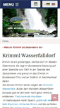Mobile Screenshot of krimml-wasserfalldorf.at